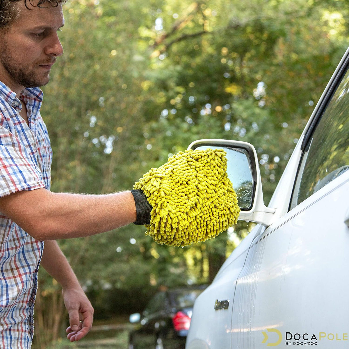 5-12 Foot Car Cleaning Kit with Soft Car Wash Brush, Car Squeegee, Car Wash Mitt, Microfiber Cleaning Head & Extension Pole N173