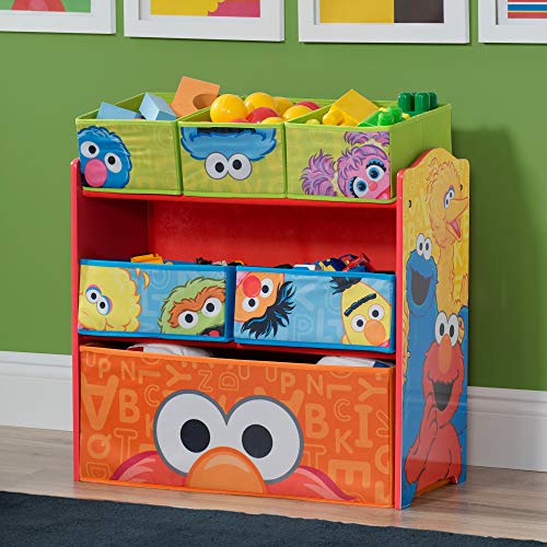 Blue 6 Bin Toy Storage Organizer B70393