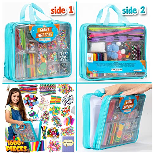1600+ Pcs Arts and Crafts Supplies S76638