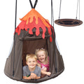 Round Tree Swing with Detachable Play Tent H7904