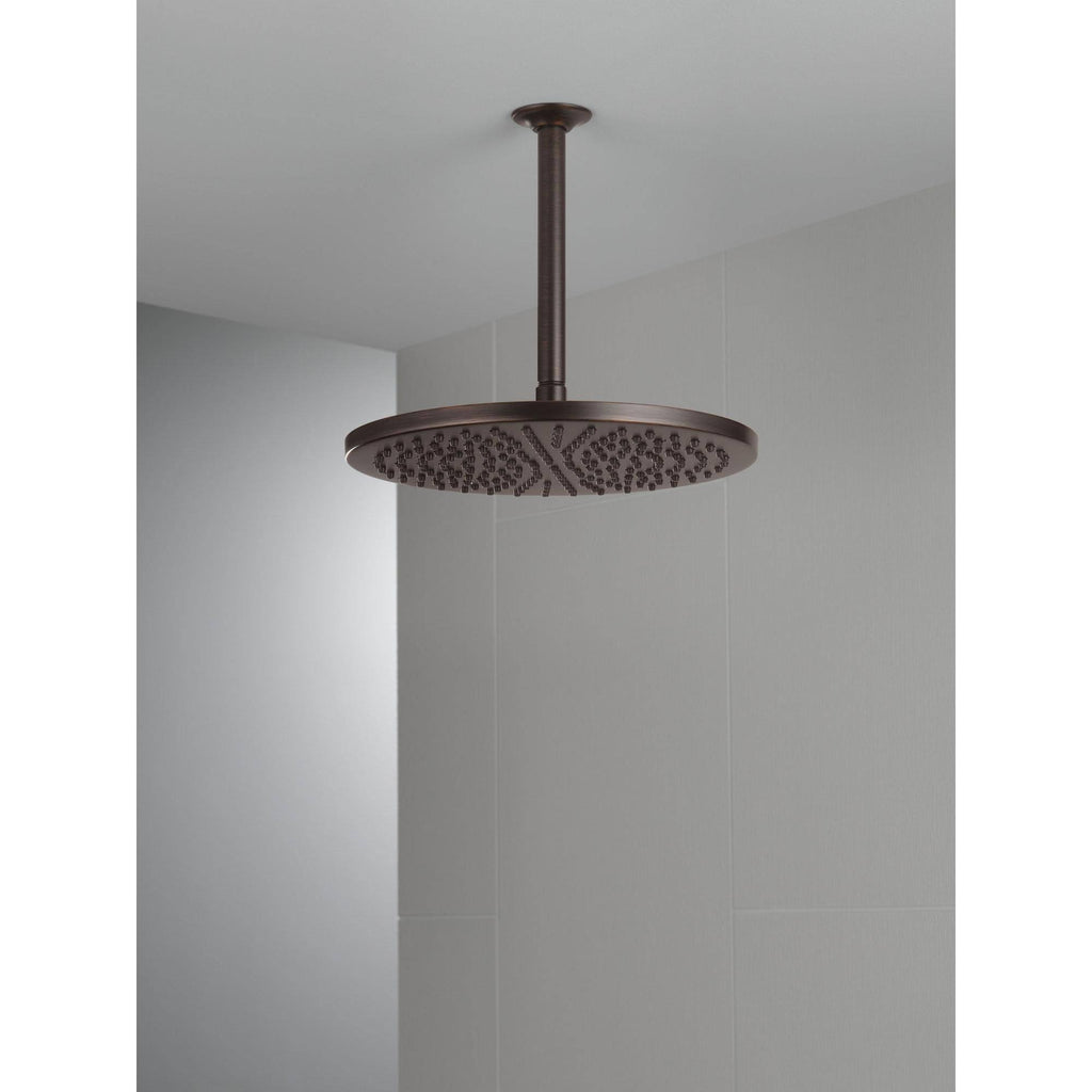 Matte Black Metal Raincan Shower Head D161