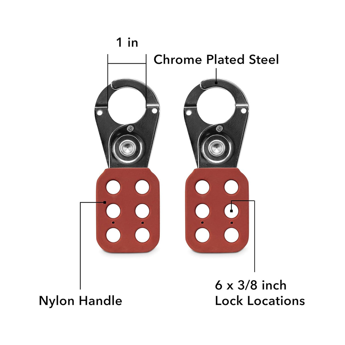 LOTO Lockout Tagout Station with 8 Pack Safety Lock Set, 2 Hasps, 20 Tags S432078