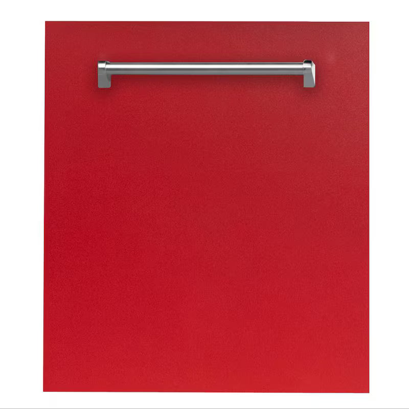 24 in. Compact Dishwasher with 2 Racks in Red Matte S300