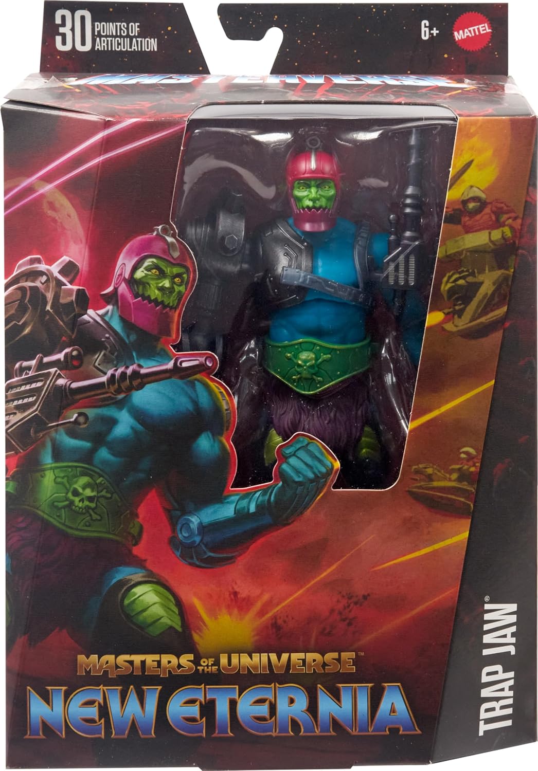 Trap Jaw Action Figure with 30 Articulations & Multiple Accessories P86890