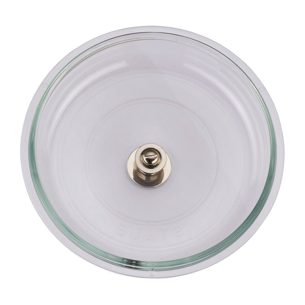 Cast Iron 2.75-qt Round with Glass Lid - Matte Black U52815