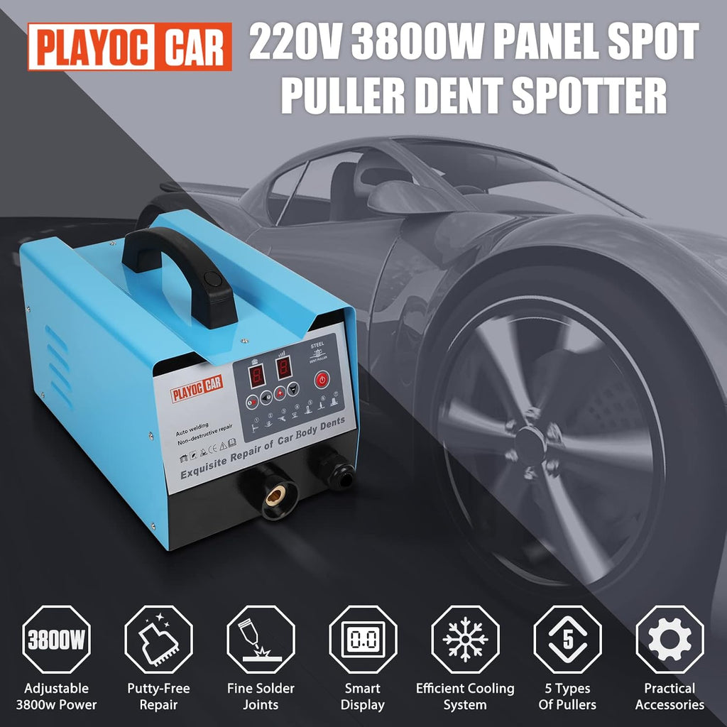 110V 3800A Stud Welding Machine 7 Modes Car Body Dents Repair Tool Kit U323953