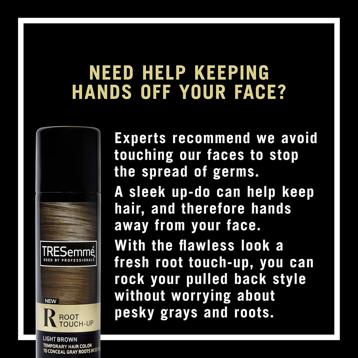 Light Brown Ammonia-free Peroxide-free Root Cover Up Spray 2.5 oz (Pack of 2) Y490475
