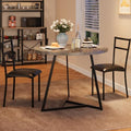 Rustic Brown 3 Piece Dining Table Set B2611