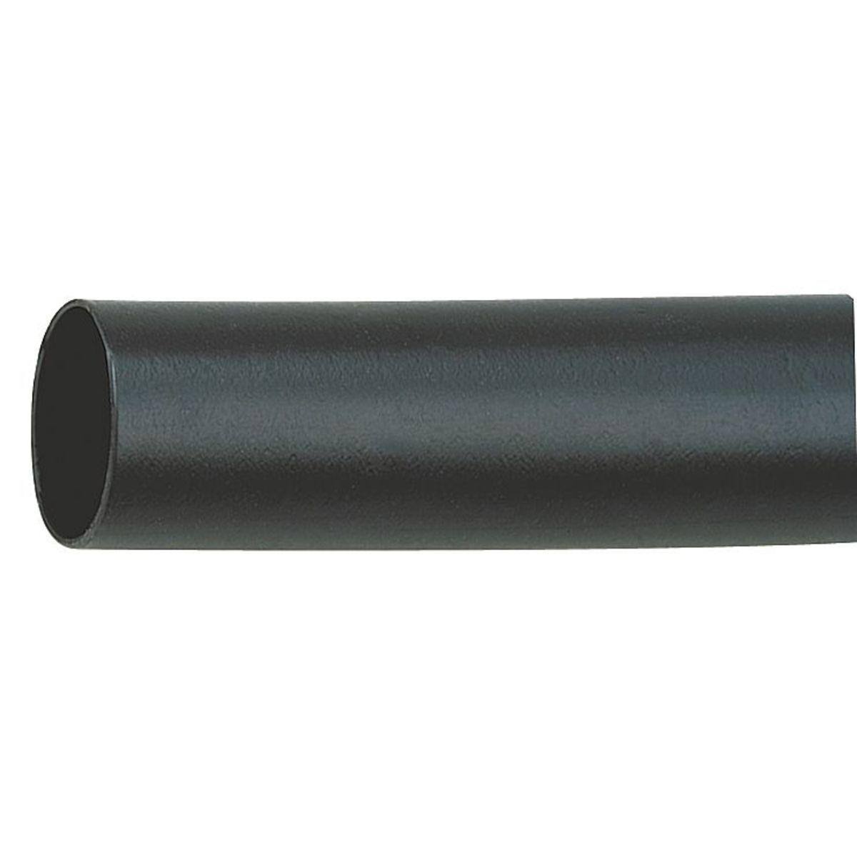 Black Semi-Rigid Polyolefin Heat Shrink Tubing 5 Pcs X83432