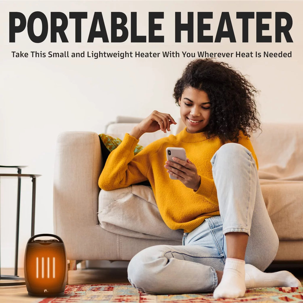 Portable Electric Space Heater 1500W/750W Oscillating D635