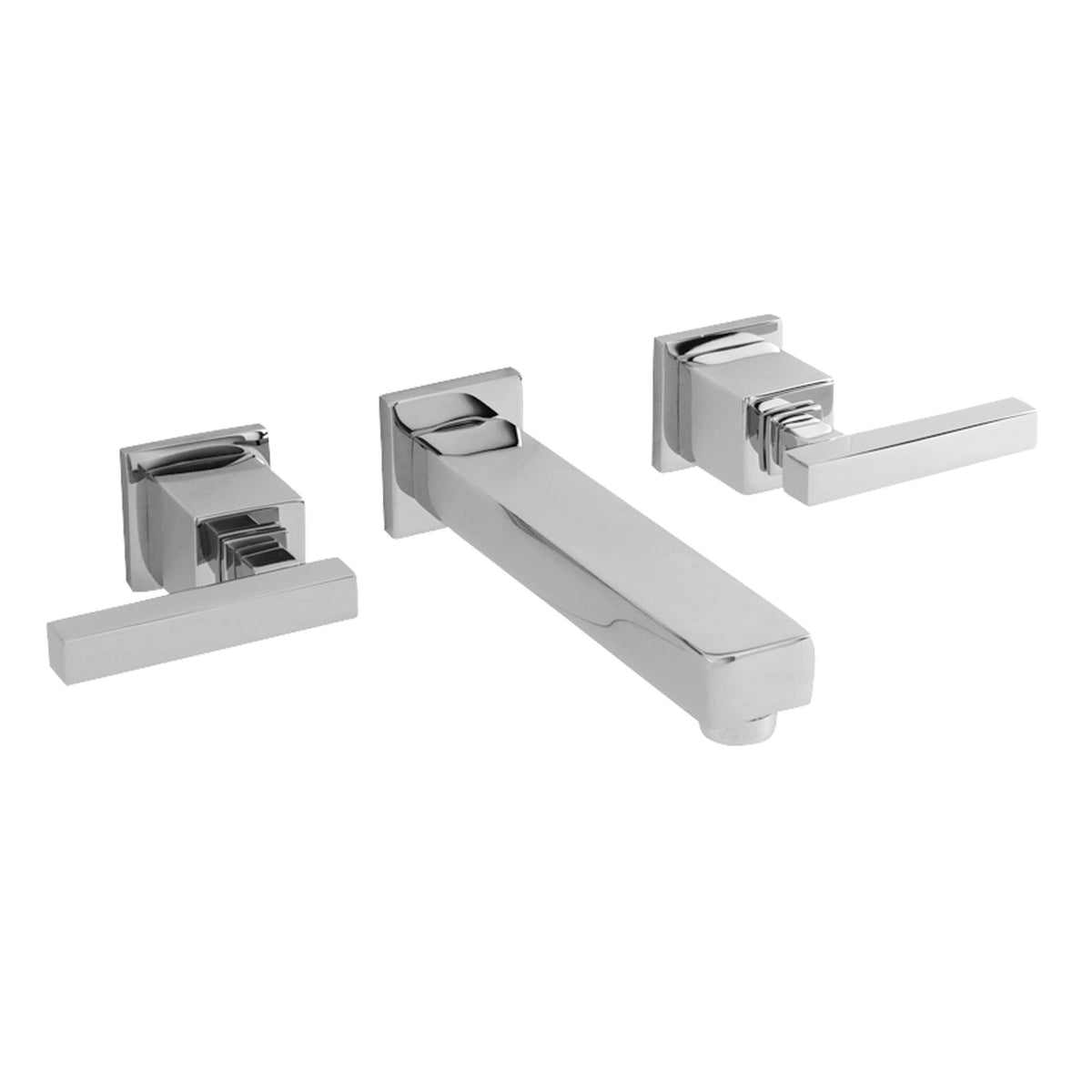 Weathered Brass Wall Mount Lavatory Faucet N813