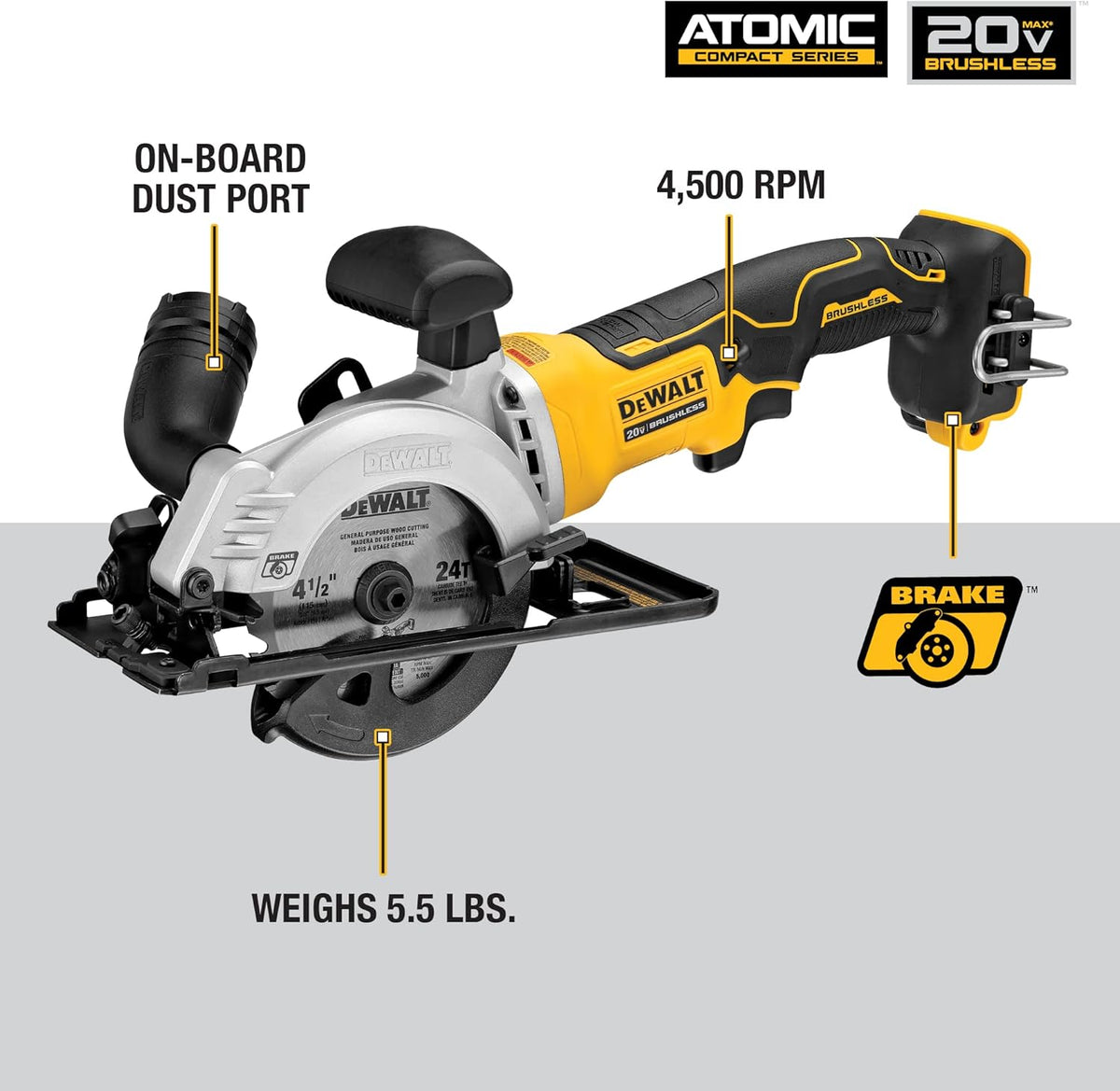 4-1/2-Inch 20V Circular Saw M1315