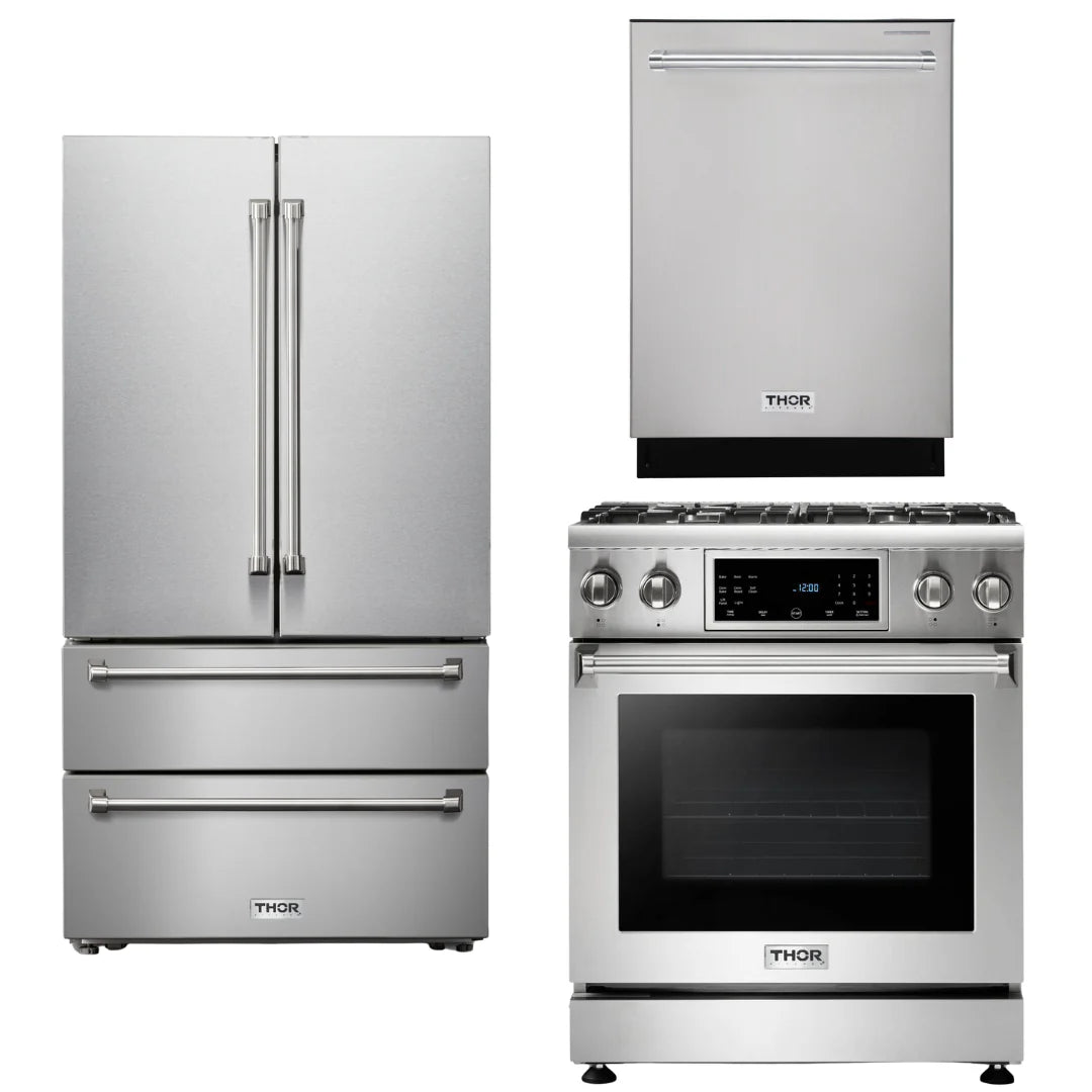 30 Propane Gas Range Refrigerator Dishwasher Q945
