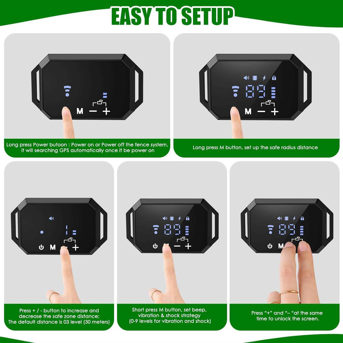Gps Wireless Dog Fence Up to 6560ft U632