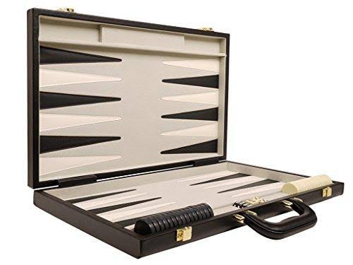 Black Attache Case Backgammon Board Set S66750