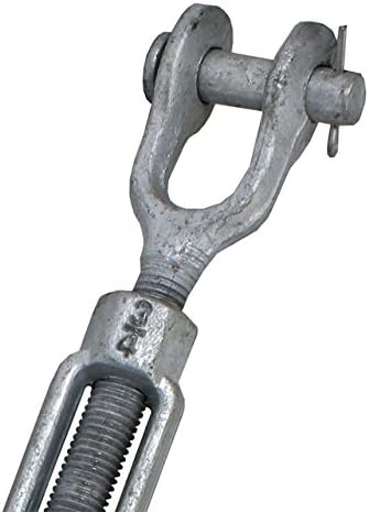 3/4 Inch x 12 Inches Galvanized Jaw and Jaw Turnbuckle G871941