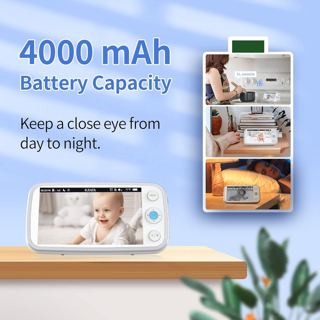 5 720P HD Video Baby Monitor with Night Vision C499