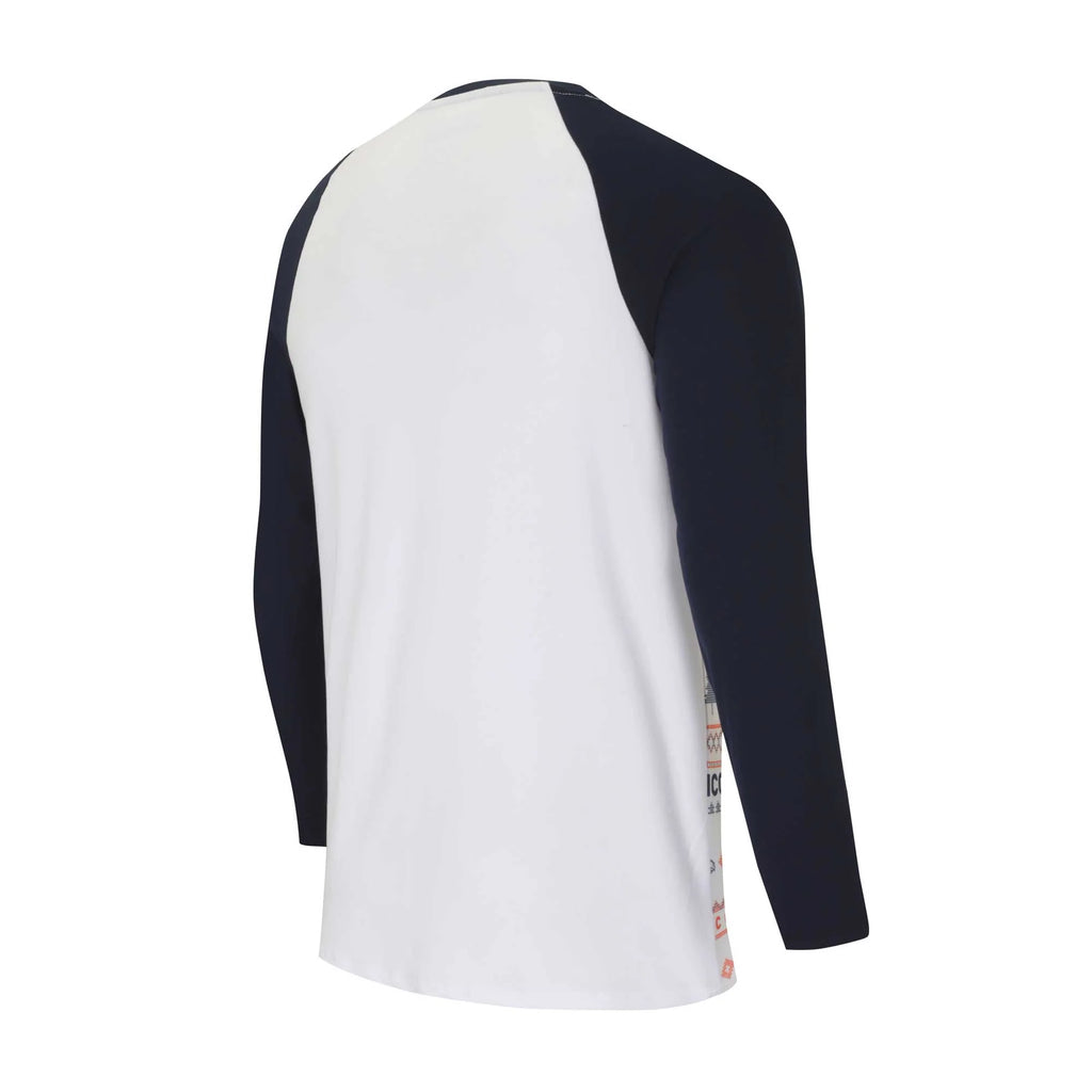 White/Navy Long Sleeve T-Shirt & Pants Sleep Set H674015