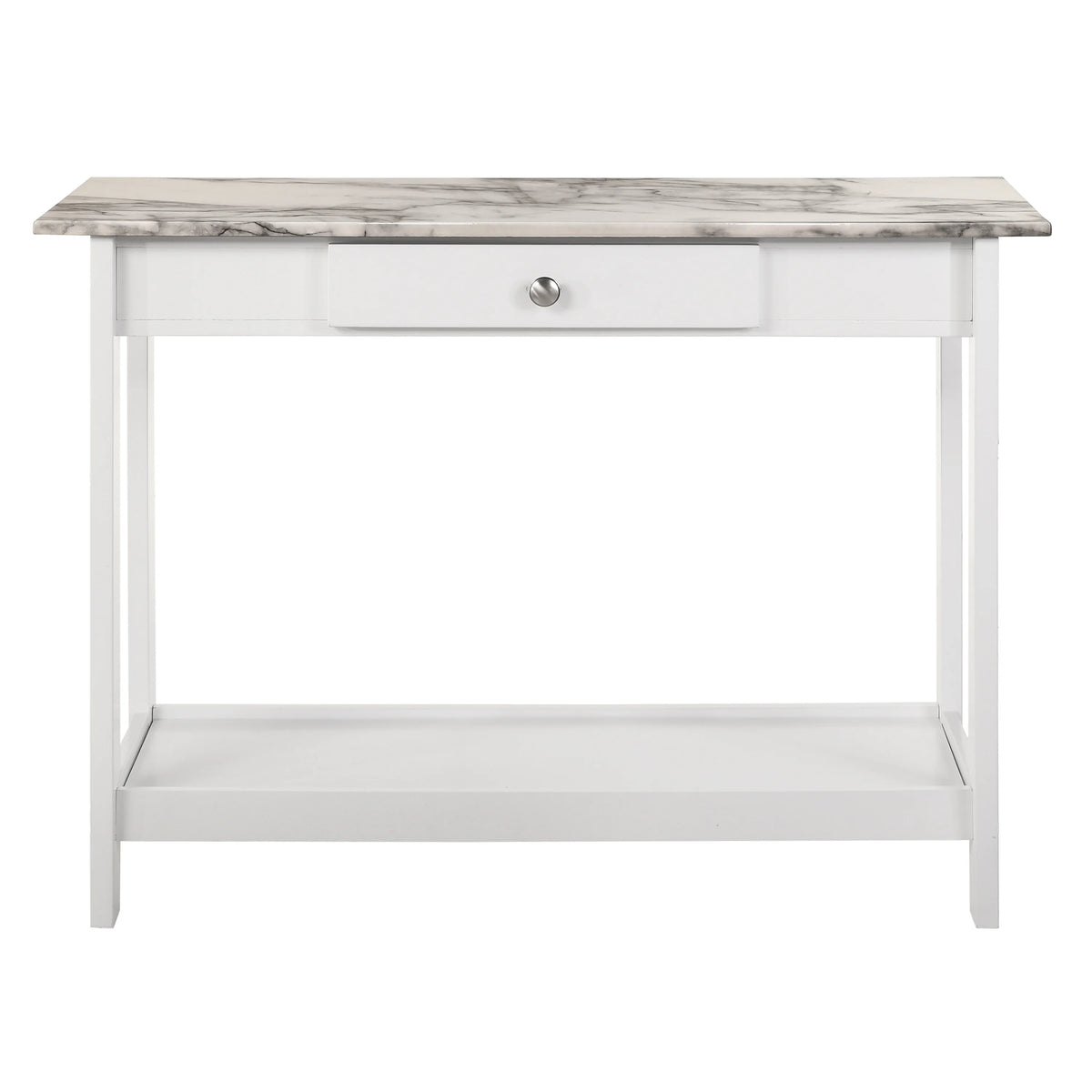 White Wood Sofa Table Z6748