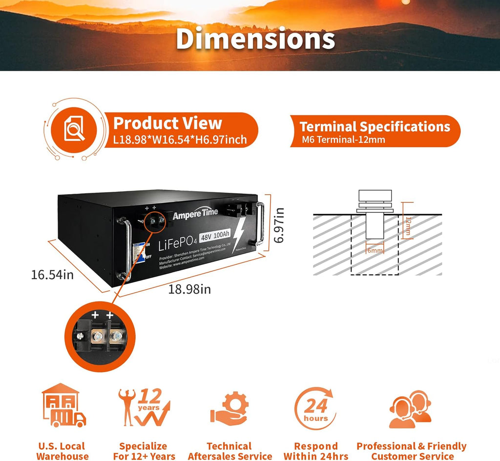 12V 200Ah Lithium LiFePO4 Battery with 200A BMS P711
