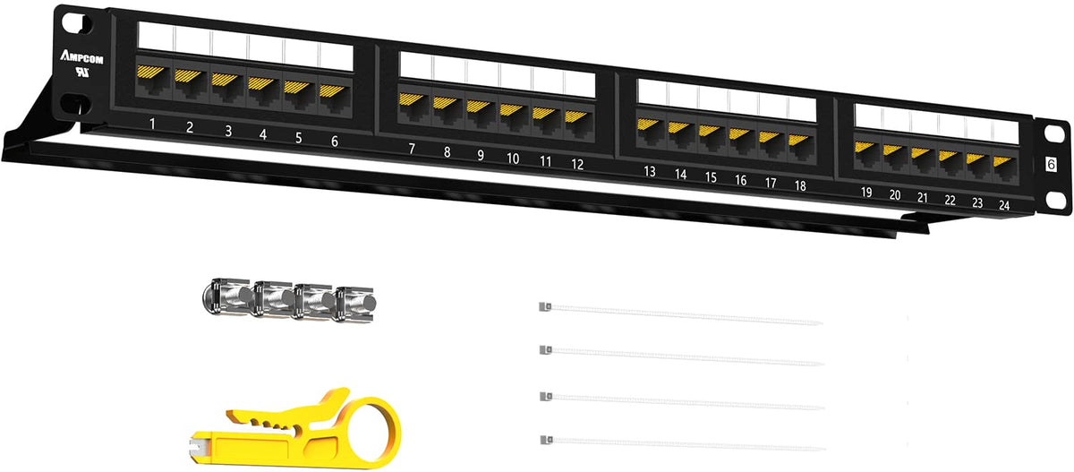CAT6 48 Ports Patch Panel Rack Mount 2U 19 inch RJ45 T2037