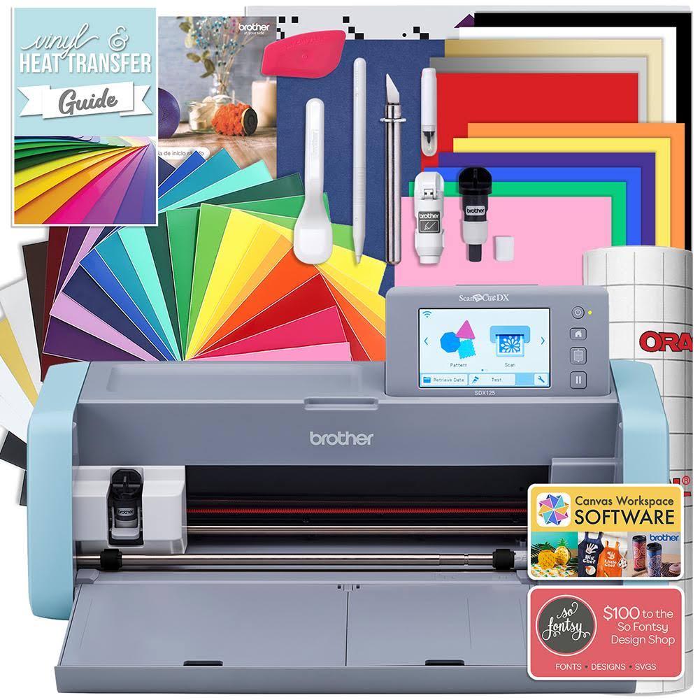 Wireless ScanNCut Bundle with Vinyl & HTV W10994