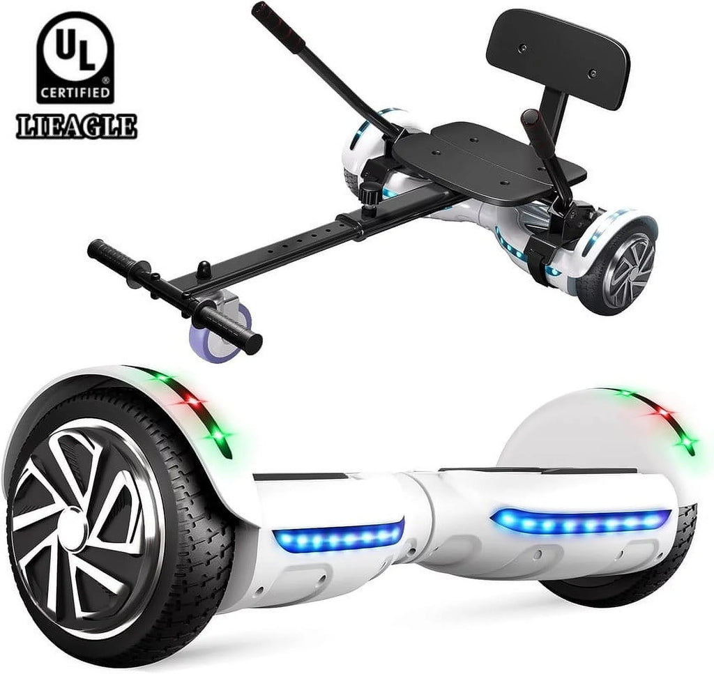 6.5 inch Self Balancing Hoverboard with Seat Attachment P711317