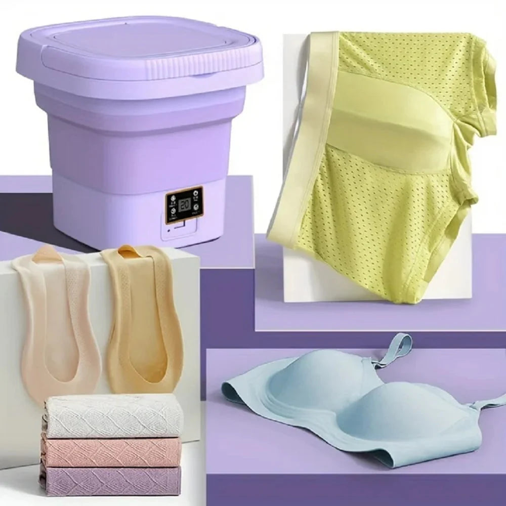 Portable 9L Foldable Mini Washing Machine X361