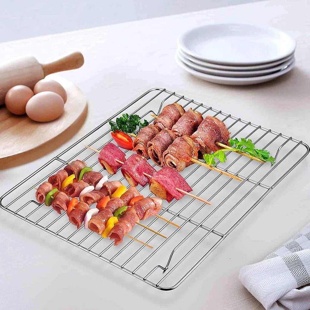 Stainless Steel Baking Sheet with Rack Set 9 x 7 Inch I44238