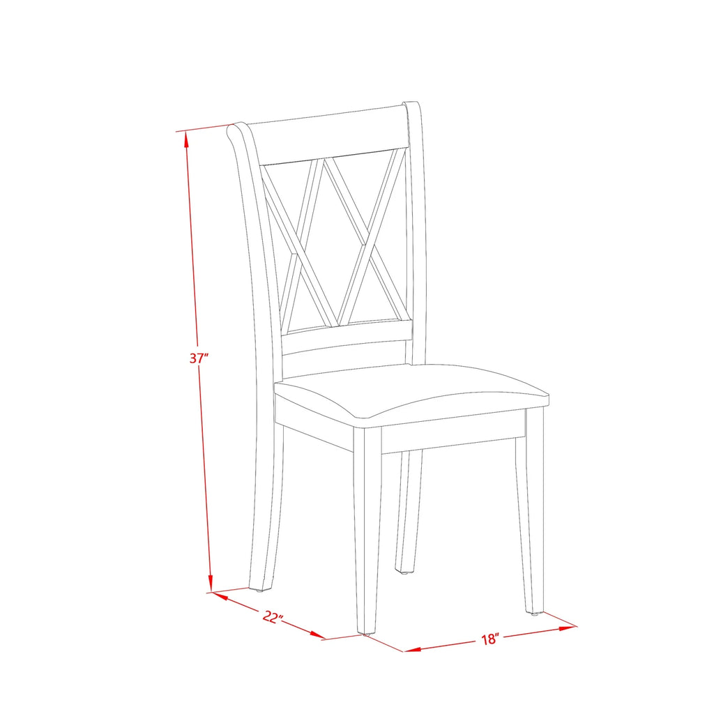3 Pc Square Kitchen Table and 2 Dining Chairs X247861