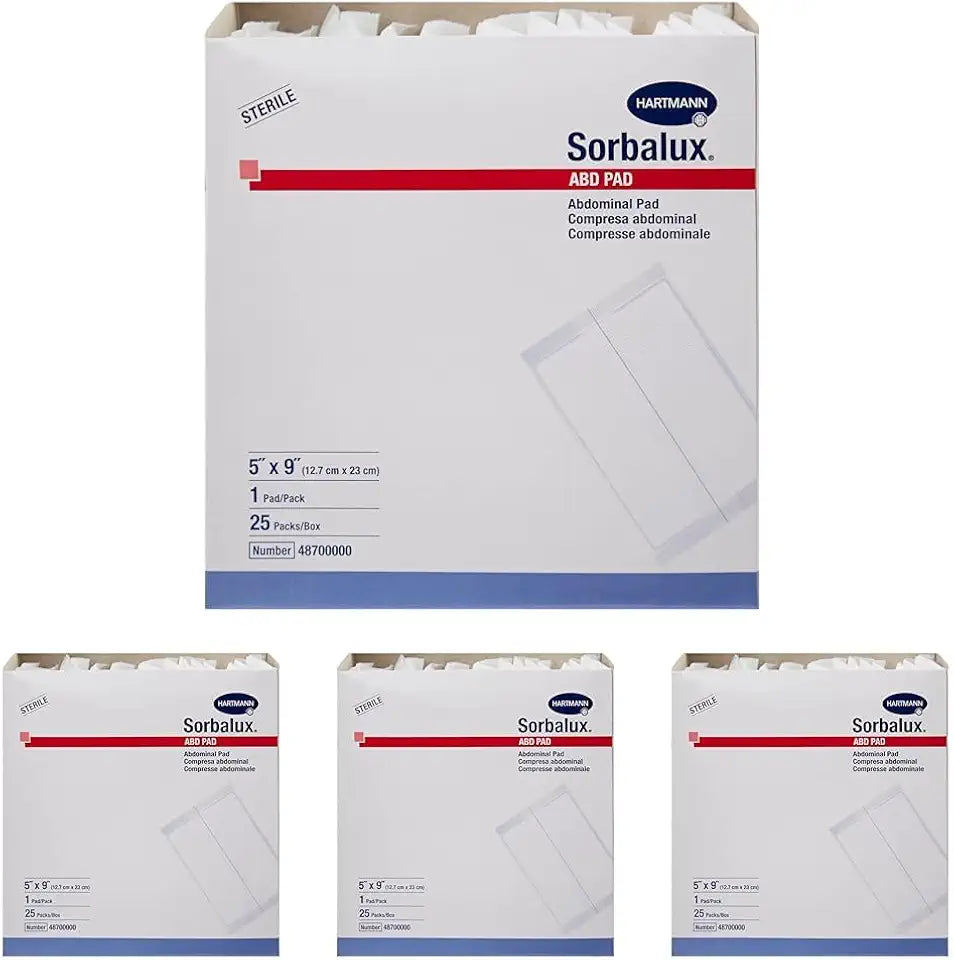 Abdominal Pad 5 x 9 Pack of 4 F22809