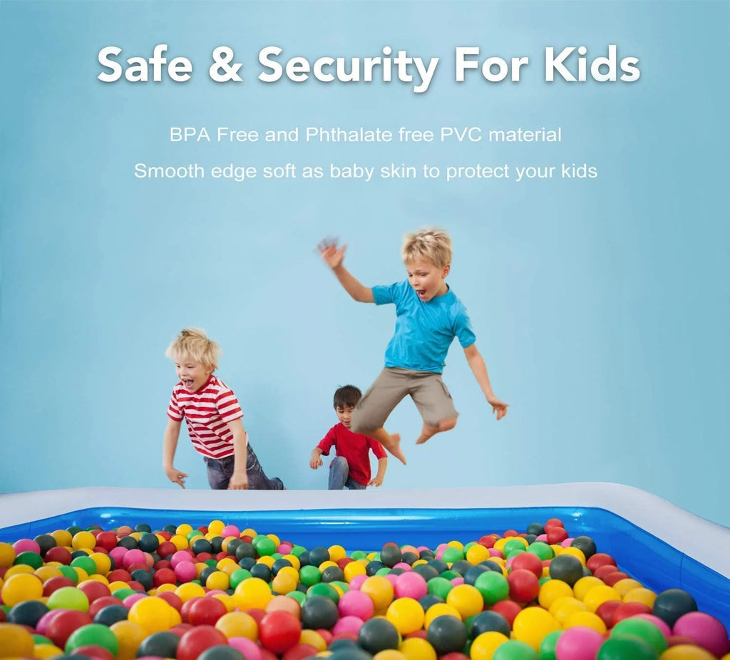 Inflatable Swimming Pool 120" X72" X20" Family Swim Center I772