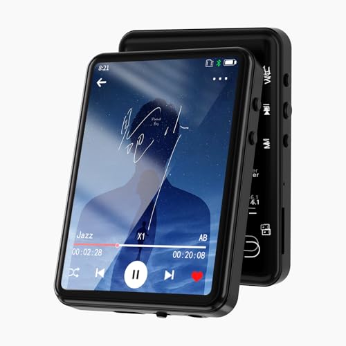 Black 32GB Bluetooth MP3 Player with Touch Screen E558