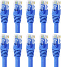 Cat 6 Ethernet Cable 20 ft 10-Pack Blue A906136