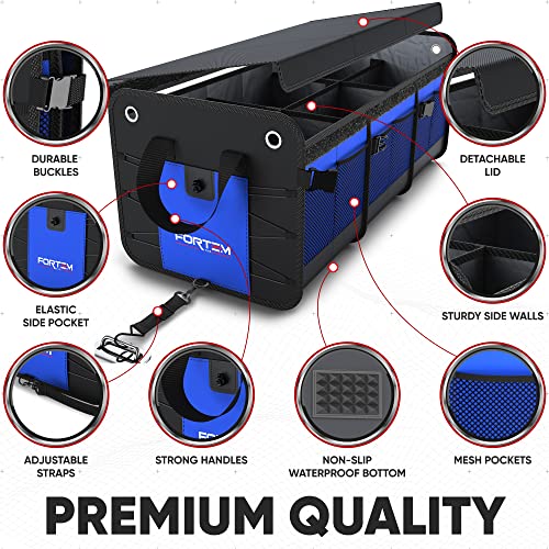Black Collapsible SUV Trunk Organizer 50L M322