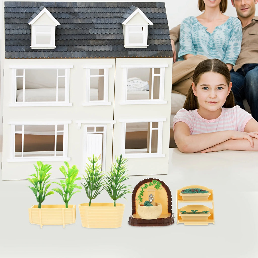 Plastic Doll House Decoration Toys J440354