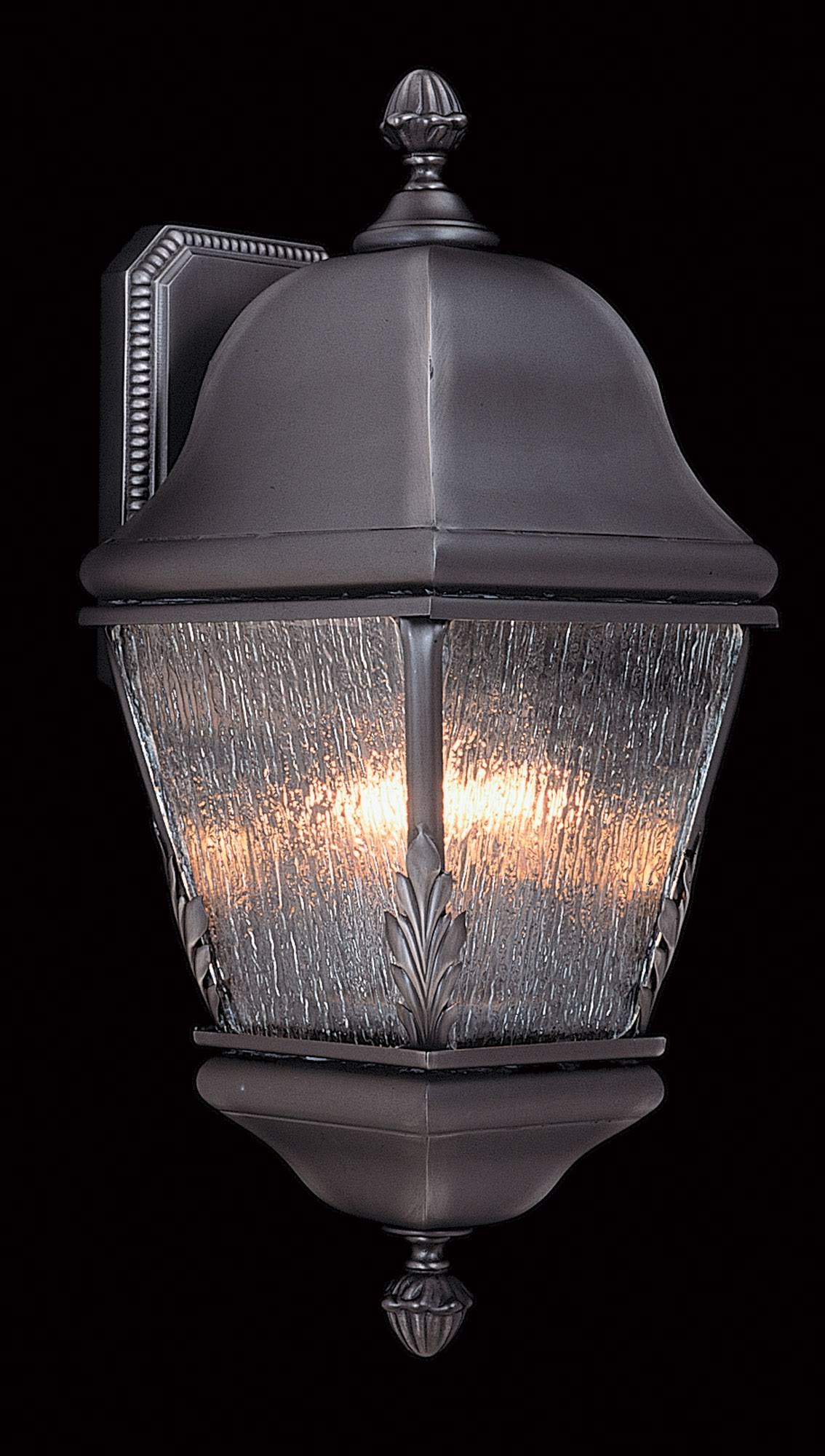 Iron 3-Light Exterior Wall Mount D413049