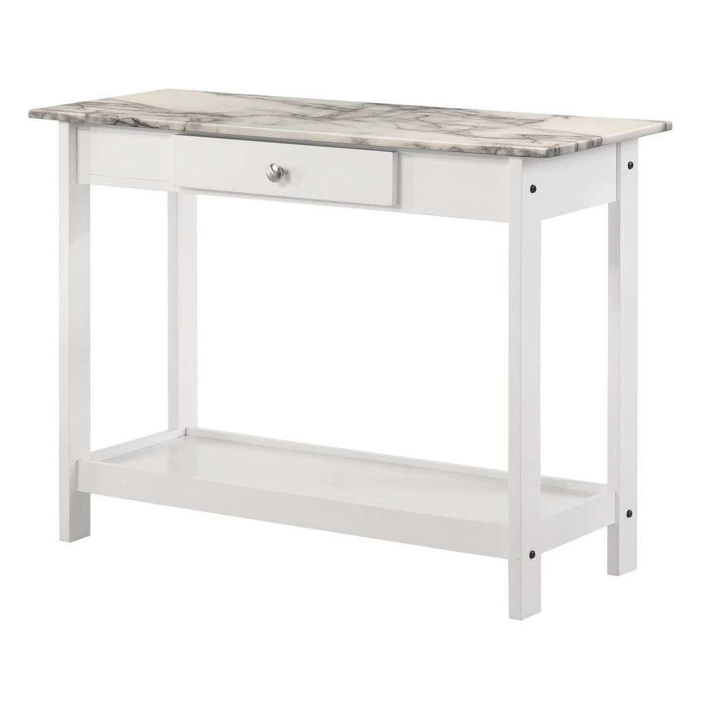 White Wood Sofa Table Z6748