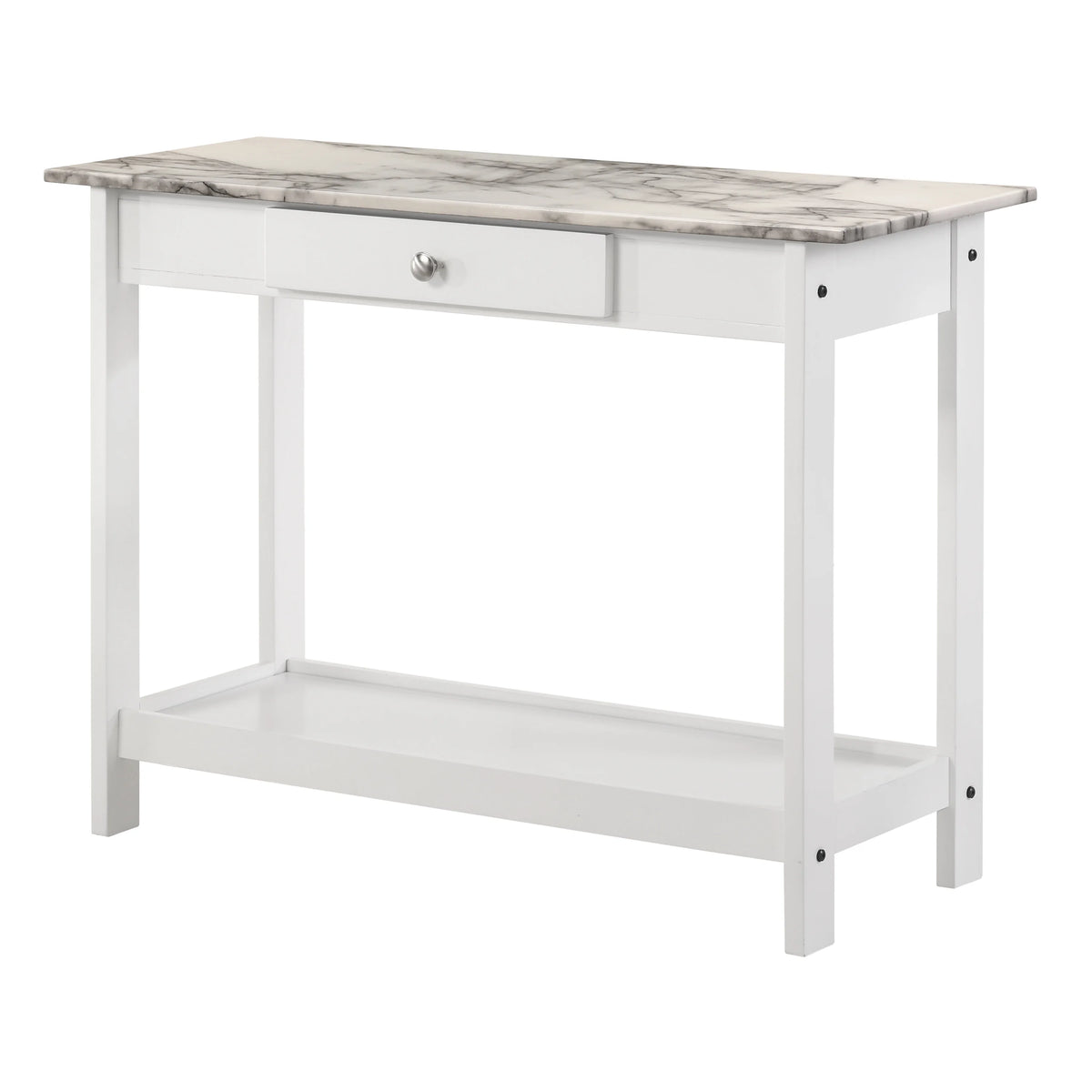 White Wood Sofa Table Z6748