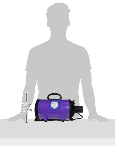 Purple High Velocity Pet Grooming Dryer with Heater D238775