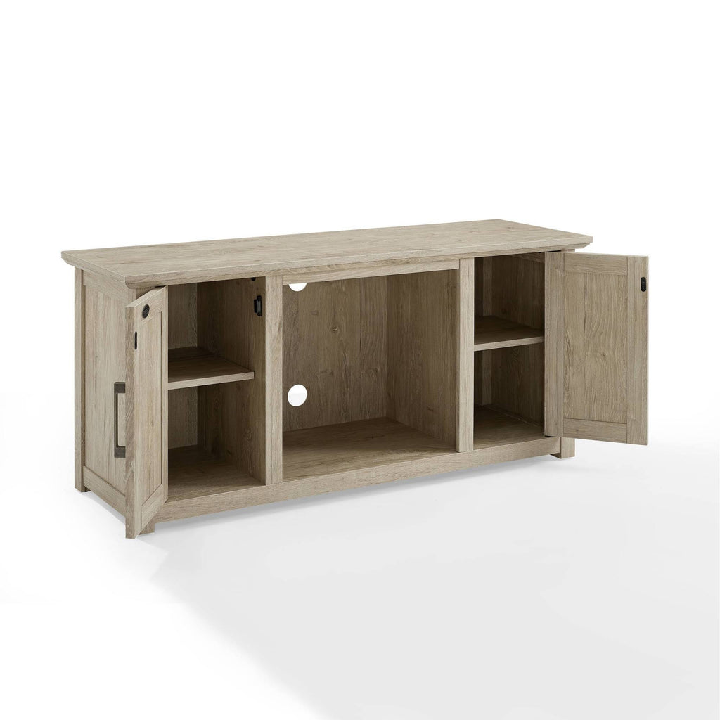 Frosted Oak Low Profile TV Stand L465