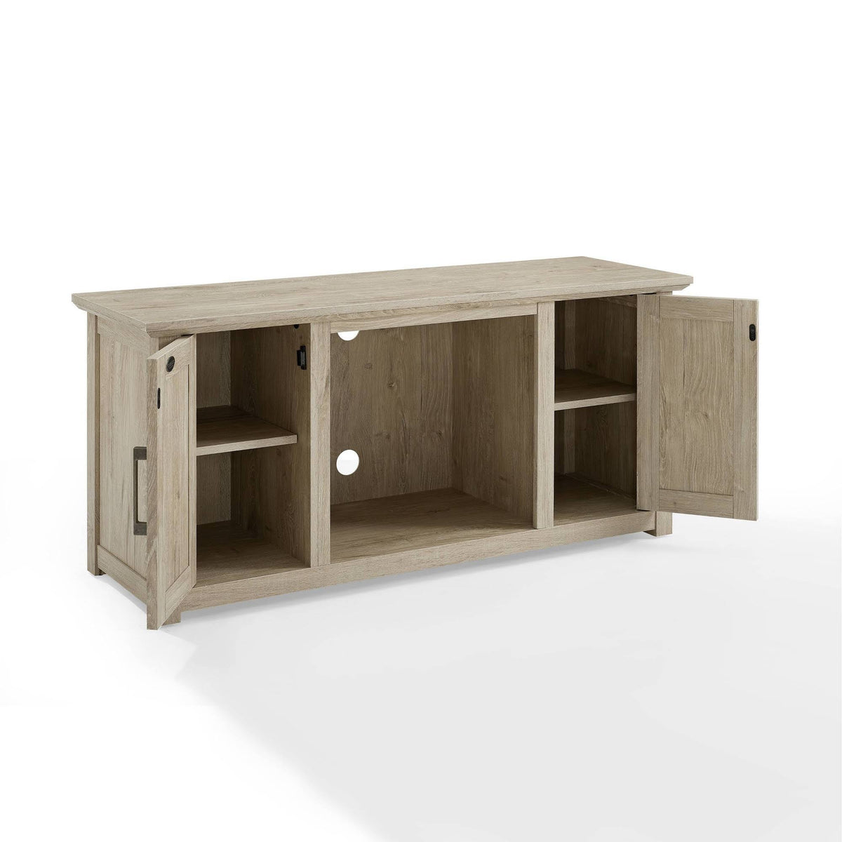 Frosted Oak Low Profile TV Stand L465