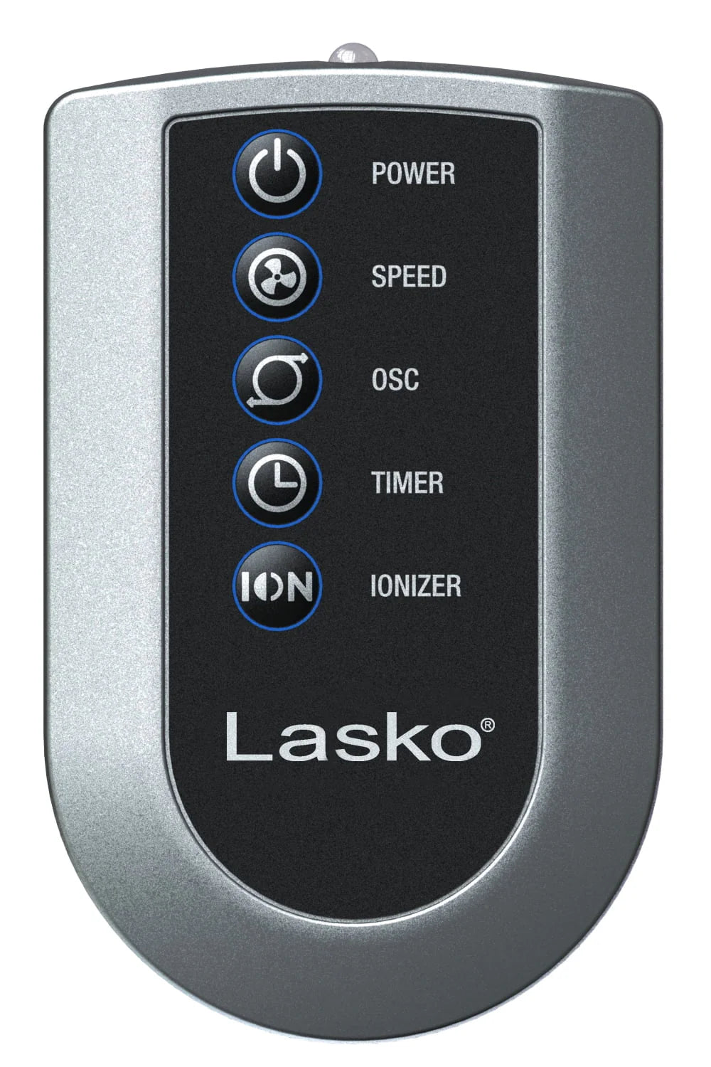 Black 3-Speed Oscillating Tower Fan with Remote B6669