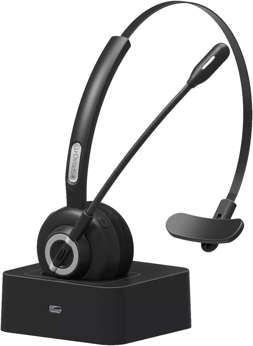 Wireless Bluetooth Mobile Office Headset Pack of 2 A107