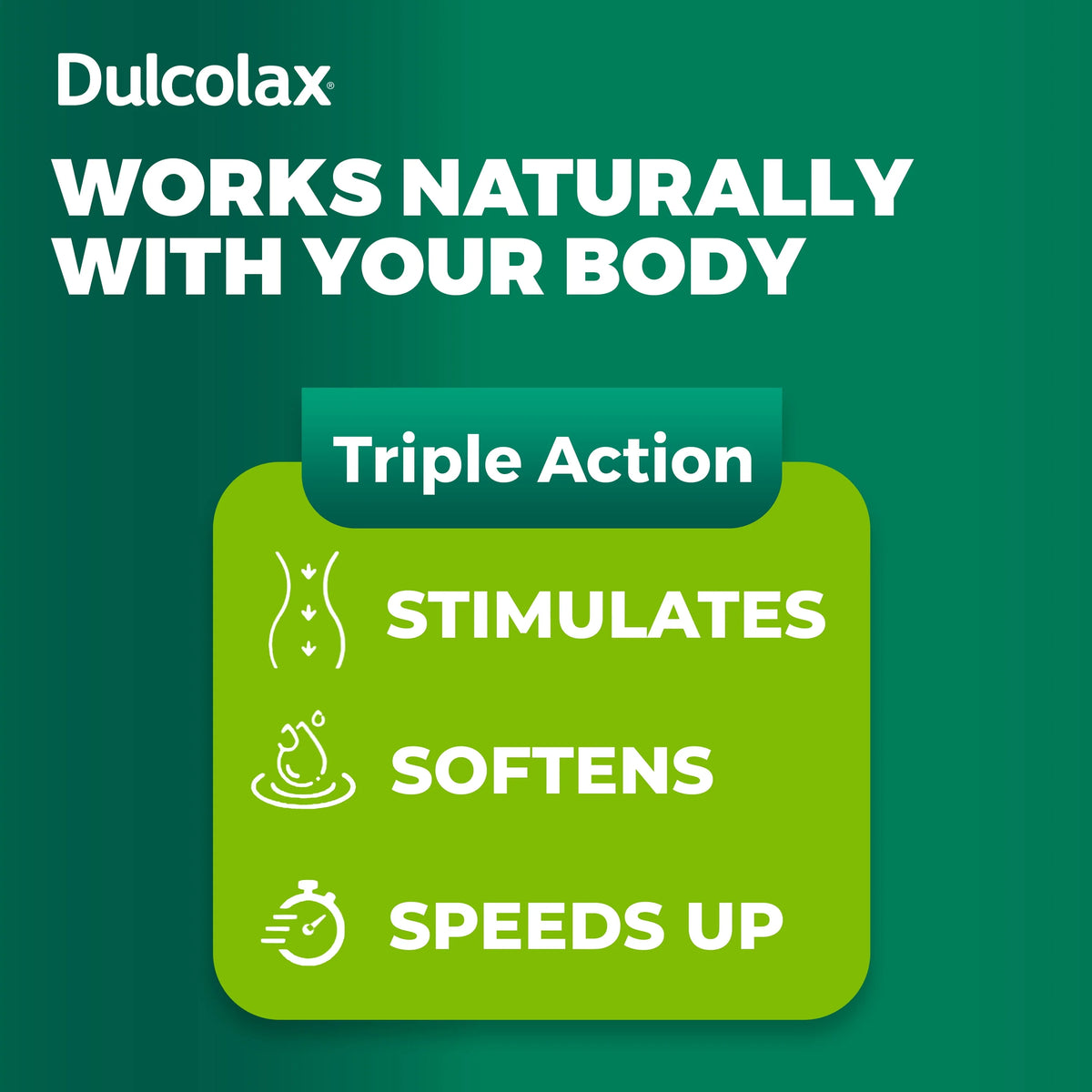 Stimulant Laxative Tablets 25ct I62704