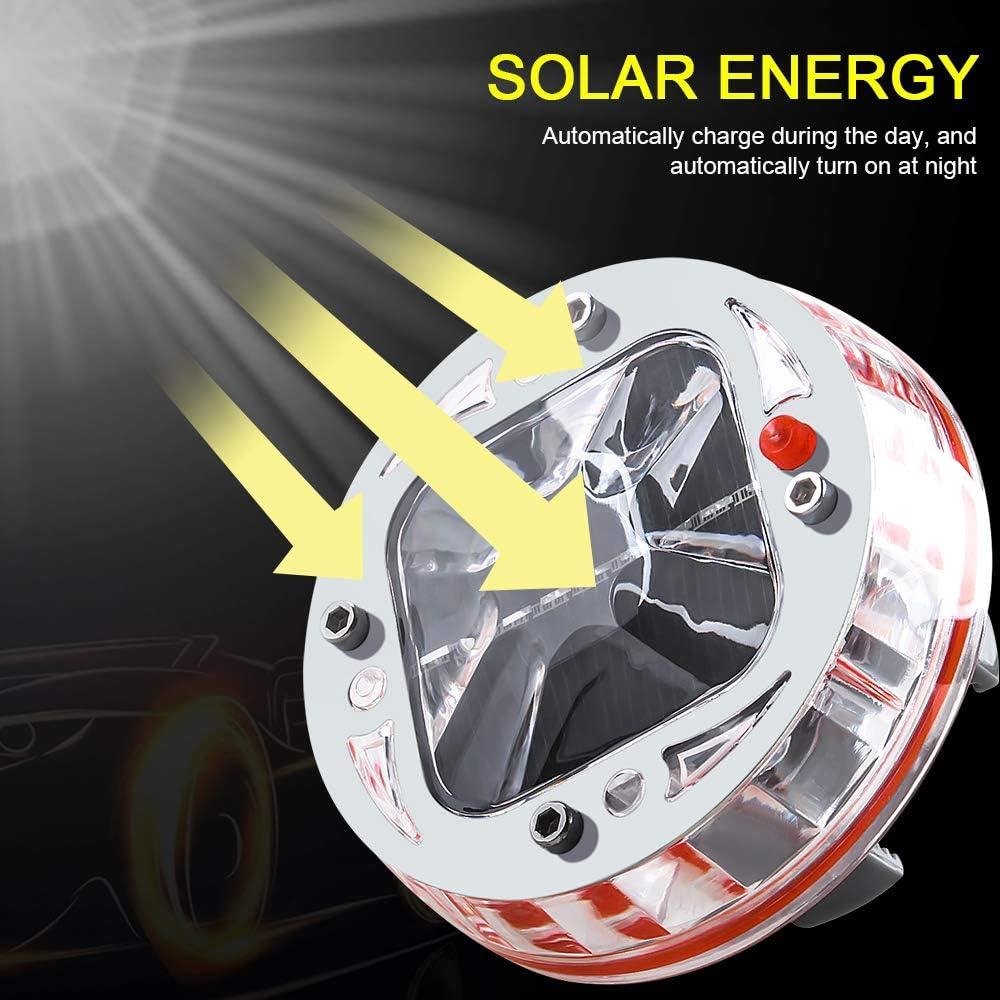 Solar Motion Sensor Wheel Tire Light 4Pack Y802