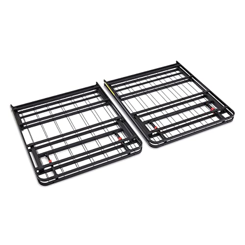 Black Twin Size Metal Platform Bed Frame with Storage Z39859