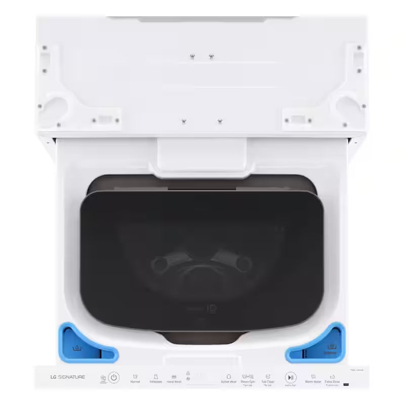 24 in. W 0.7 cu. ft. Laundry Pedestal Washer in White Y22788