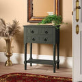 Antique Gray Console Table O58201