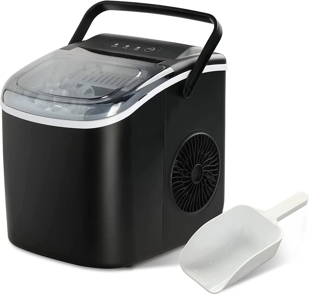 Portable Self-Clean Ice Machine with Scoop and Basket K7814